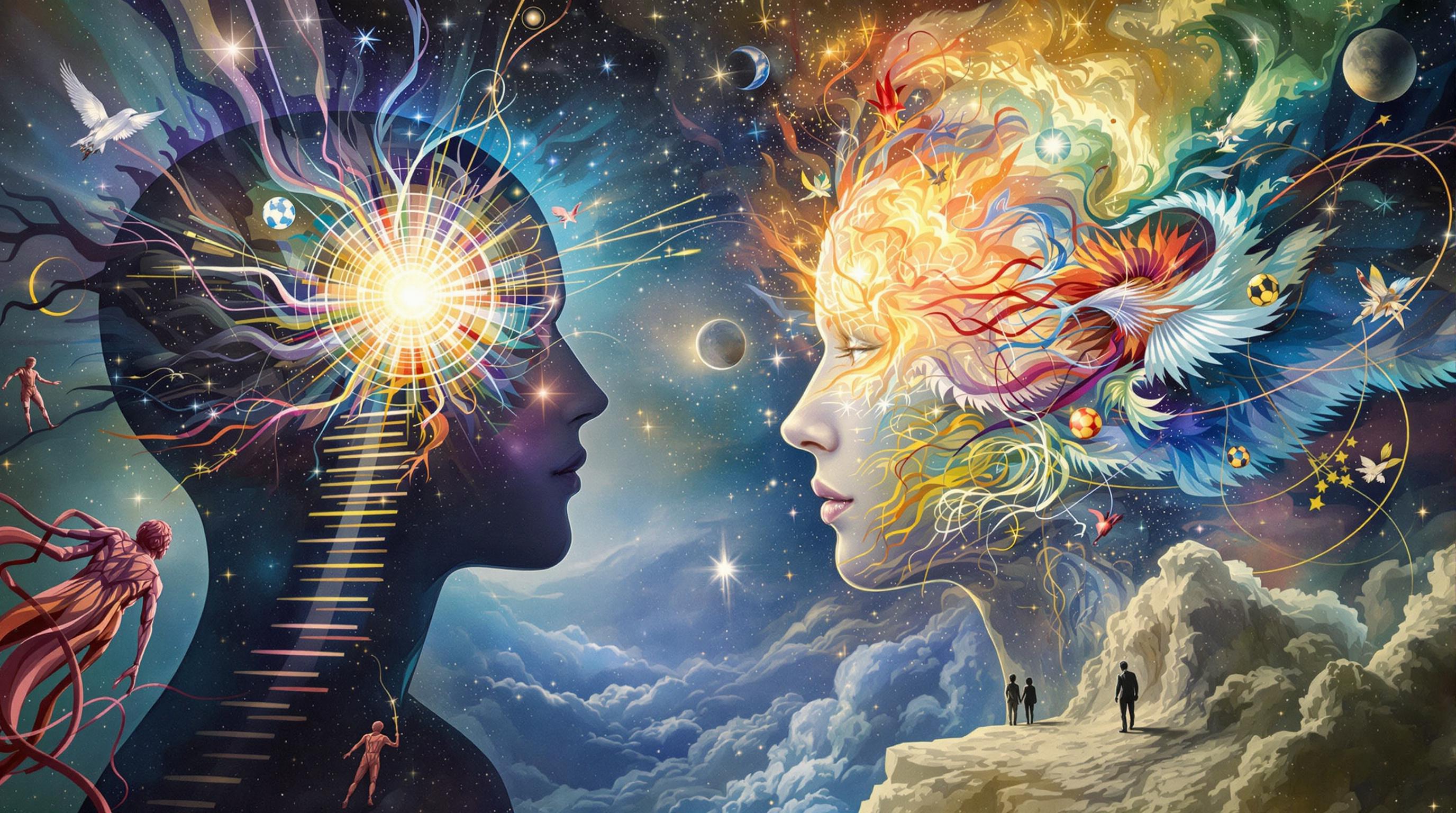 Artistic interpretation of the human consciousness and subconsciousness